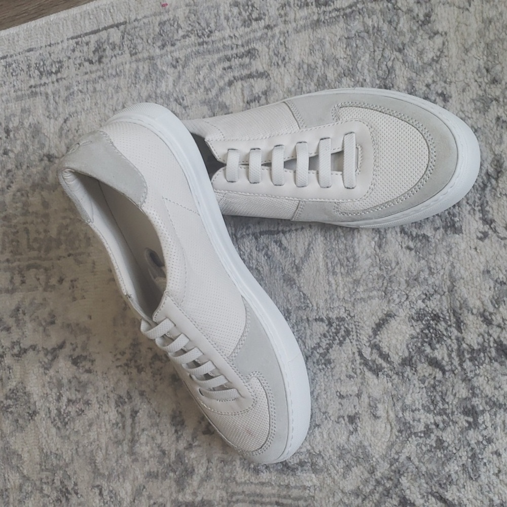 Johnson and Murphy,  White Lace-To-Toe Size 10